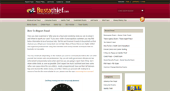 Desktop Screenshot of bustathief.com