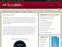 Tablet Screenshot of bustathief.com